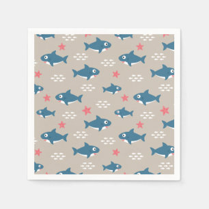 Serviette En Papier Requin