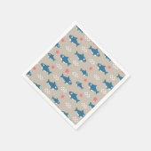 Serviette En Papier Requin (Coin)