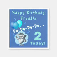 Requin mignon | Ballons Bleus Anniversaire
