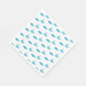 Serviette En Papier requins et baleines Baby shower de Blue Boy (Coin)