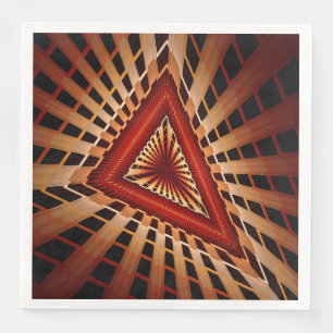 Serviette En Papier Réseau d'Imaginaires 3D Conception graphique fract