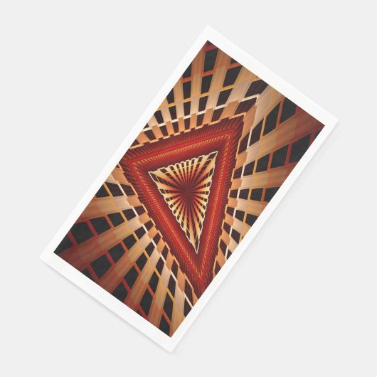 Serviette En Papier Réseau d'Imaginaires 3D Conception graphique fract (Coin)