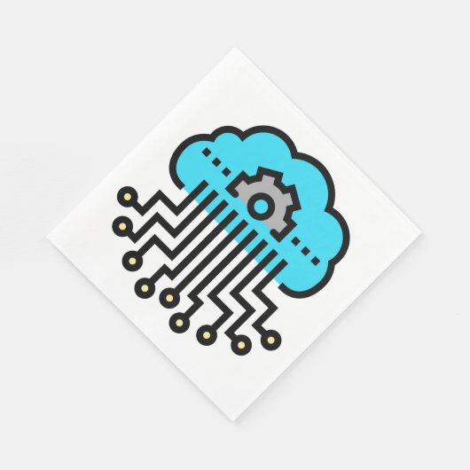 Serviette En Papier Réseau neuronal (Coin)
