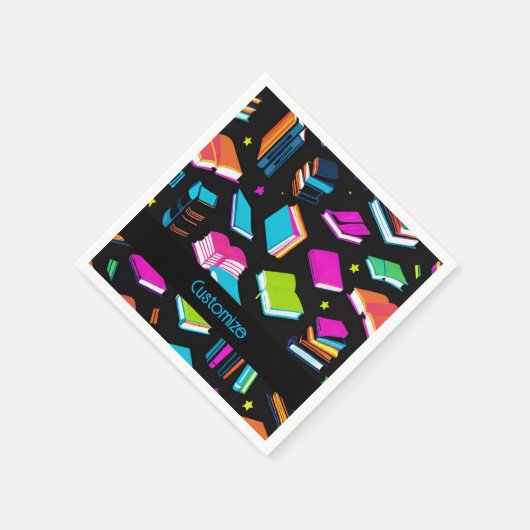 Serviette En Papier Réservation Colorée (Coin)