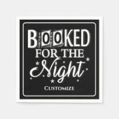 Serviette En Papier Réservé Pour La Nuit (Devant)