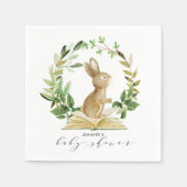 Serviette En Papier Réserver Baby shower à thème serviettes douche de (Devant)