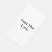Serviette En Papier Ressentez l'amour (Coin)