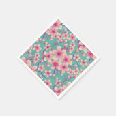 Serviette En Papier Ressort Cerise Blossoms vert Coque-Mate iPhone Cas (Coin)