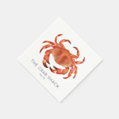 Serviette En Papier Restaurant de crabe de mer (Coin)