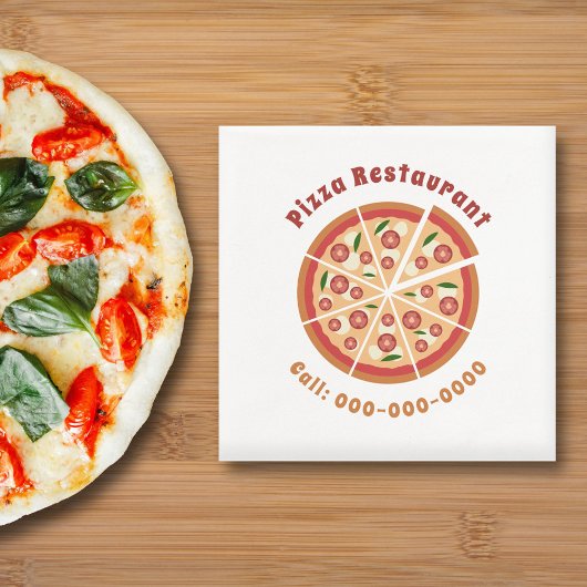 Serviette En Papier Restaurant Pizza