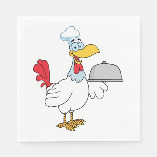 Serviette En Papier Restauration du coq (Devant)
