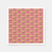 Serviette En Papier Restauration rapide frites frites frites pommes de (Devant)