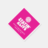 Serviette En Papier Rester en vie Bachelorette Disco (Coin)