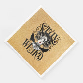 Serviette En Papier Restez Bizarre (Coin)