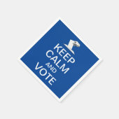 Serviette En Papier Restez calme et votez 2026 (Coin)