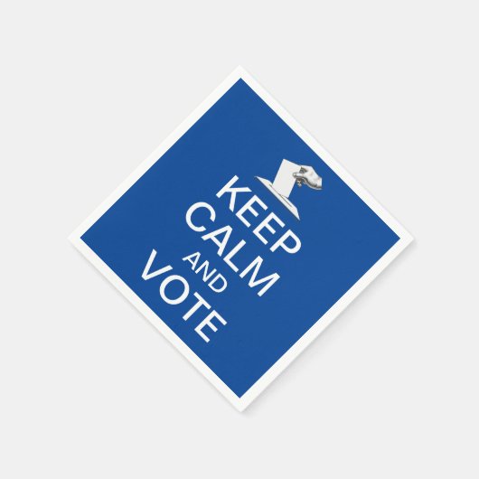 Serviette En Papier Restez calme et votez 2026 (Coin)