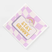 Serviette En Papier Restez Groovy (Coin)