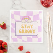 Serviette En Papier Restez Groovy (En situation)