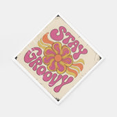 Serviette En Papier Restez Groovy (Coin)