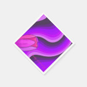 Serviette En Papier Résumé violet (Coin)