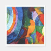 Serviette En Papier Retarder - formes circulaires, soleil, lune, (Devant)