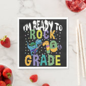 Serviette En Papier Retour à l'école Je suis prêt à rocher 10e année D (En situation)