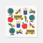 Serviette En Papier Retour à l'école Papier serviettes (Devant)