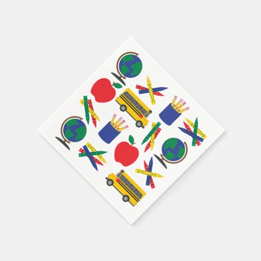 Serviette En Papier Retour à l'école Papier serviettes (Coin)