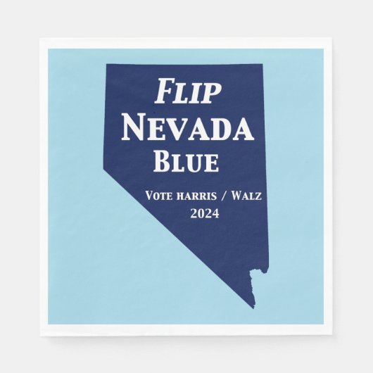 Serviette En Papier Retourner Nevada Blue en 2024 (Devant)