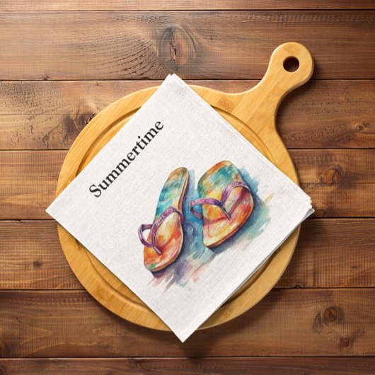 Serviette En Papier Retournes Rainbow Reef, personnalisées