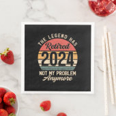 Serviette En Papier Retraité 2024 Pas mon problème plus (En situation)