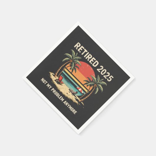 Serviette En Papier Retraite 2025 Plus mon problème (Coin)