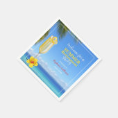 Serviette En Papier Retraite des femmes Summer Ocean Cocktail Party (Coin)