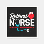 Serviette En Papier Retraite des infirmières à la retraite (Devant)