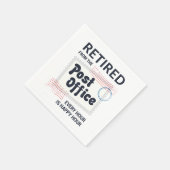 Serviette En Papier Retraite des travailleurs de la poste Mailman Funn (Coin)