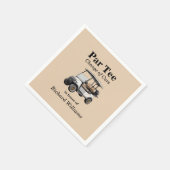 Serviette En Papier Retraite Grey Golf Panier Par Tee Thème (Coin)