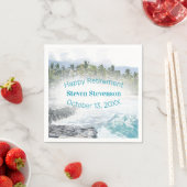 Serviette En Papier Retraite Paradis Tropical (En situation)