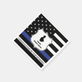 Serviette En Papier Retraite personnalisée du drapeau de patrouilleur (Coin)