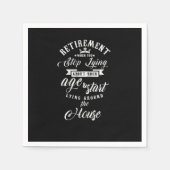 Serviette En Papier Retraite Quand Vous Commencez À Vous Coucher Autou (Devant)