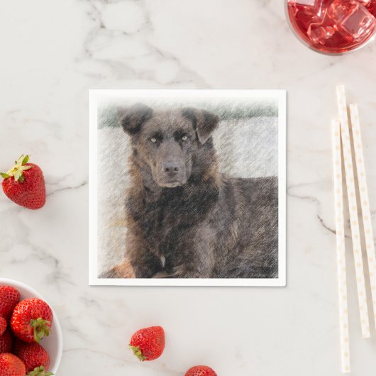 Serviette En Papier Retriever de Chesapeake (En situation)