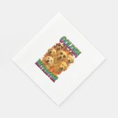 Serviette En Papier Retriever doré (Coin)