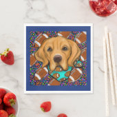 Serviette En Papier Retriever doré (En situation)