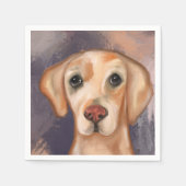 Serviette En Papier Retriever du Labrador (Devant)
