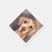 Serviette En Papier Retriever du Labrador (Coin)