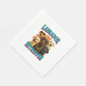 Serviette En Papier Retriever du Labrador (Coin)