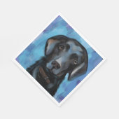 Serviette En Papier Retriever du Labrador (Coin)