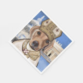 Serviette En Papier Retriever du Labrador (Coin)