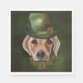 SERVIETTE EN PAPIER RETRIEVER LABRADOR (Devant)