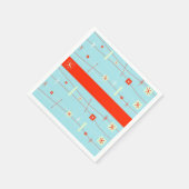 Serviette En Papier Rétro (Coin)