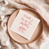 Serviette En Papier Retro 21e Main Drawn Martini Fun Birthday Party